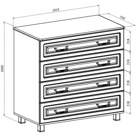 Комод Элизабет ЭМ-11