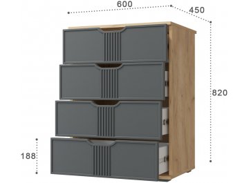Комод Эмилия ЭЛ-19