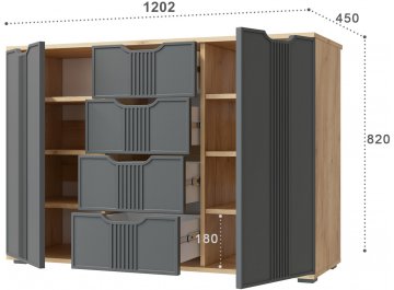 Комод Эмилия ЭЛ-21