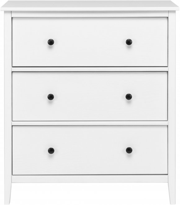 Комод Ферн 3 ящика белый