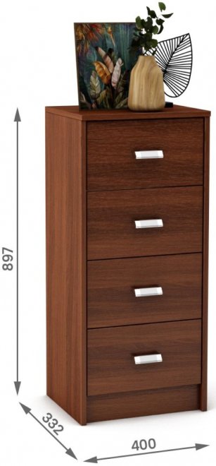 Комод Имидж-404 итальянский орех