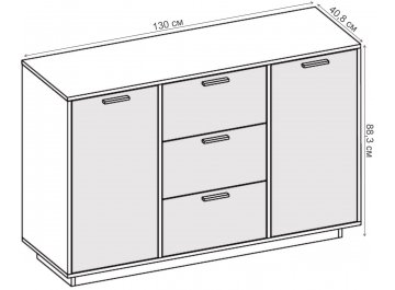 Комод Эго К-2 на подиуме