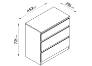 Комод Кастор