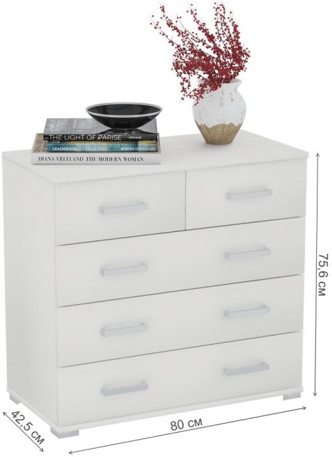 Комод КМД-845 белый