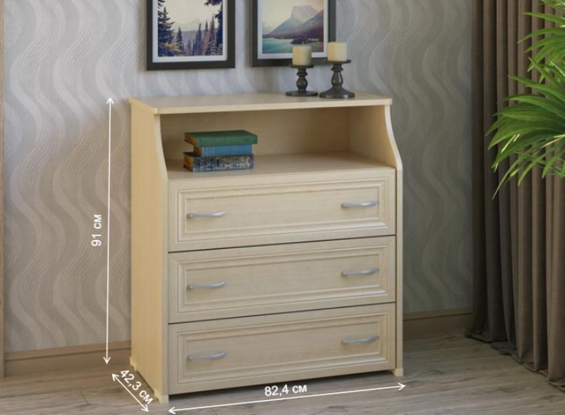 Комод КВ-31-НФ дуб молочный