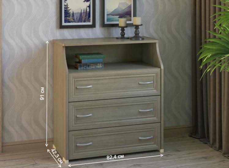 Комод КВ-31-НФ ясень светлый