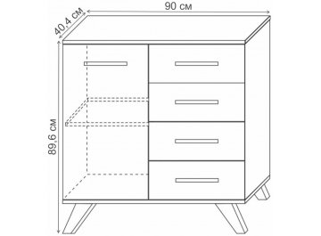 Комод Лаэль Сканди 90