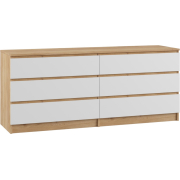 дуб крафт золотой / белый