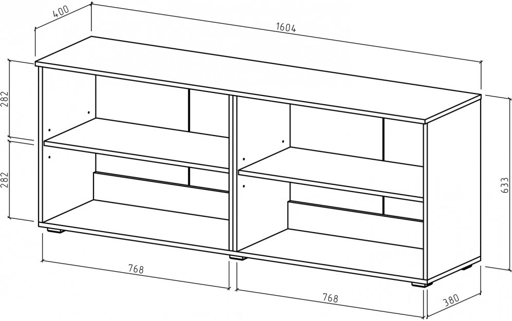 Комод Мартин-5 дуб золотистый
