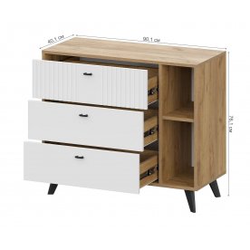 Комод Милан 3 ящика