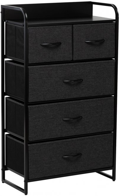 Комод-пенал Leset Ноа 5 черный