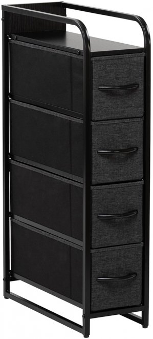 Комод-пенал Leset Ноа черный