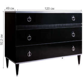 Комод Rimini Solo РМКМ-3S