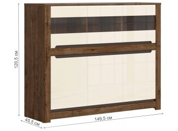 Комод Русо KOM3W3D