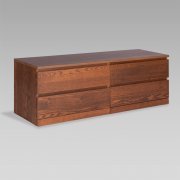 ясень / коричневый