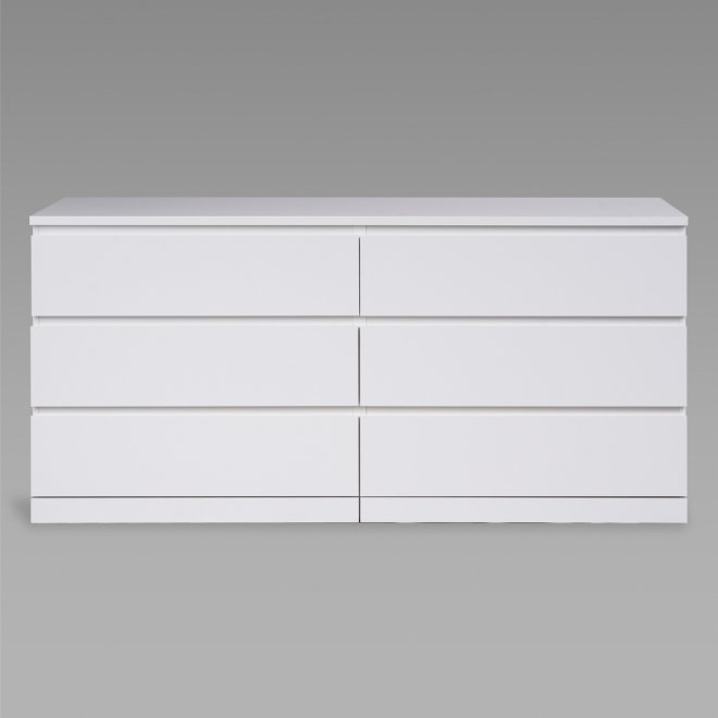 Комод Варма Прайм 6Д белый