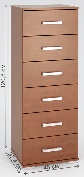 Комод Вента-86 вишня