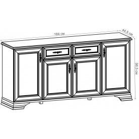 Комод Кентаки KOM4D2S