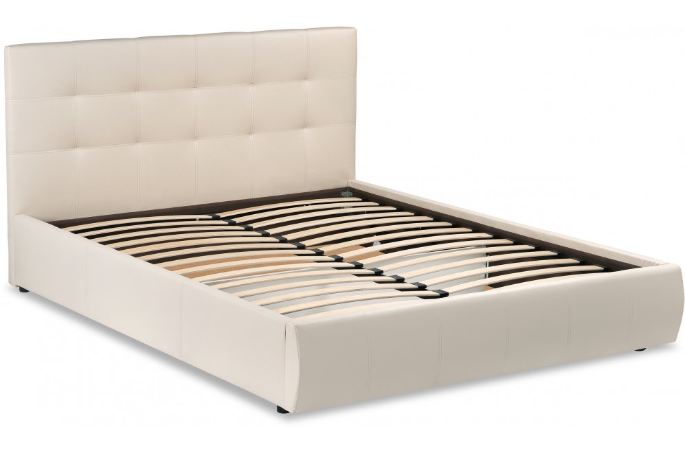 Двуспальная кровать Афродита-2 160х200 с ПМ фиолетовый велюр bingo plum