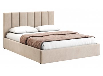 Двуспальная кровать Афродита-3 велюр bingo mauve