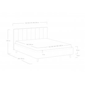 Двуспальная кровать Alma