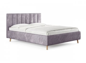 Полутораспальная кровать Alma слива лофти