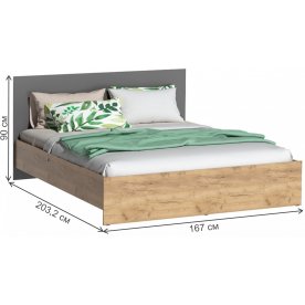 Двуспальная кровать арт.017