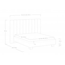Двуспальная кровать Barbara
