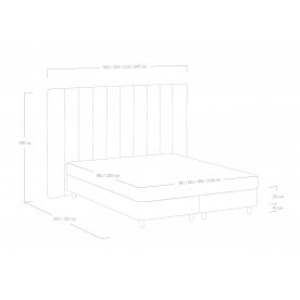Двуспальная кровать CC Barbara