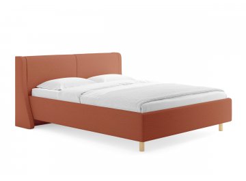 Двуспальная кровать Barcelona терракотовый тедди