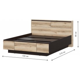 Двуспальная кровать Берген Серия 2