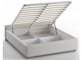 Двуспальная кровать Bianco 180х200 с ПМ экокожа некст 01