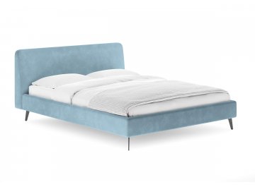 Двуспальная кровать Boston голубой эвита