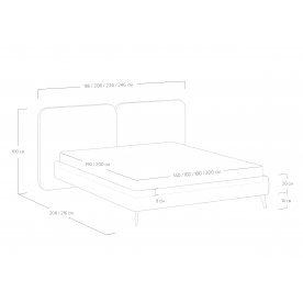 Двуспальная кровать Brooklyn