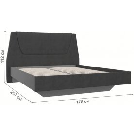 Двуспальная кровать Дишна