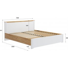 Двуспальная кровать Эмилия ЭЛ-31
