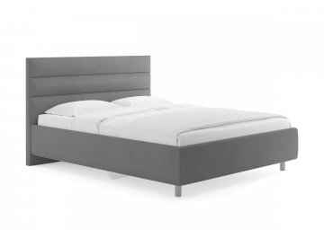 Двуспальная кровать Linda серый лаунж