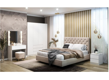 Двуспальная кровать Мадера с ПМ