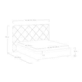 Двуспальная кровать Manhattan