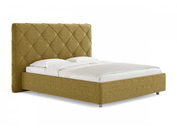 Двуспальная кровать Manhatten горчичный кашемир