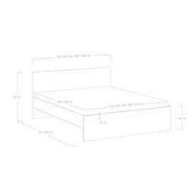 Двуспальная кровать Mariana