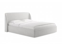 Двуспальная кровать Nicole 160х200 с основанием льняная рогожка