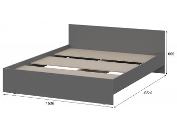 Двуспальная кровать Сибити