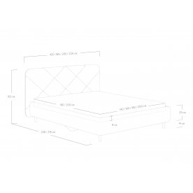 Двуспальная кровать Taylor