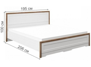 Двуспальная кровать Тиволи