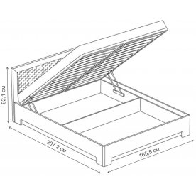 Двуспальная кровать Трейв Нео 1