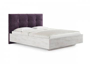 Двуспальная кровать Victoria лаванда микровелюр