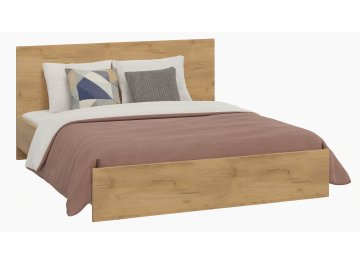 Двуспальная кровать Виктория ВИ-32 дуб крафт золотой