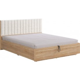 Двуспальная кровать Юлия 160x200 см дуб сонома / белый