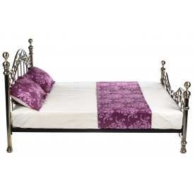 Кровать BD-604 140х200 античная медь